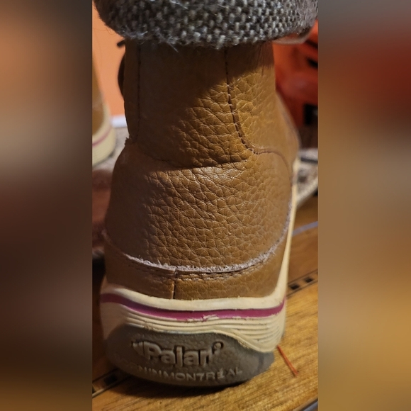 Pajar Alice Women Weatherproof Snow Boot Faux Fur Fabric Trim Lace Up 9/9.5 - Picture 8 of 14